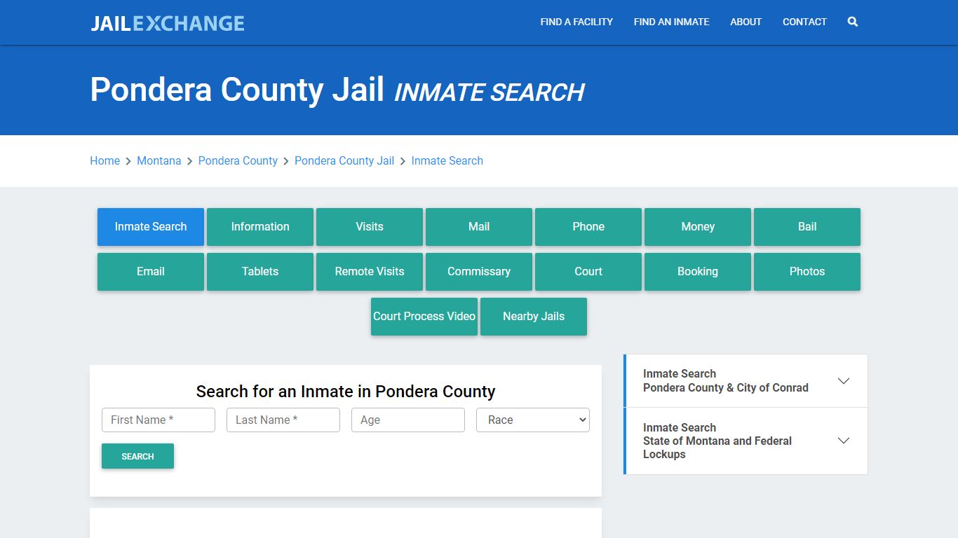 Pondera County Jail, MT Inmate Search: Roster & Mugshots